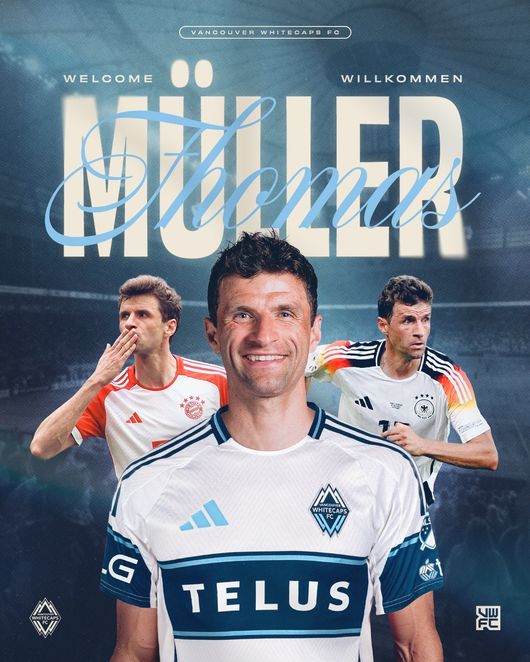 뮐러, 17년 만에 뮌헨과 작별→ MLS 밴쿠버 입단